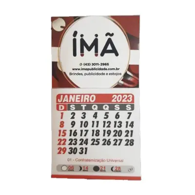 Calendário personalizado Imã - 1727663