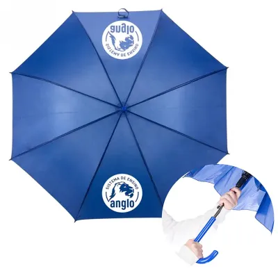 Guarda-chuva azul com tecido de nylon - 1761381