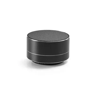 Caixa de som com microfone - preta - 1626485