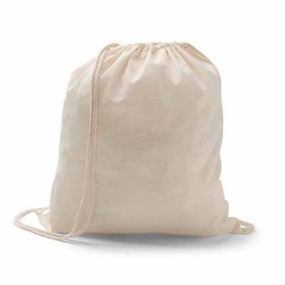 Sacola tipo mochila 100% algodão 