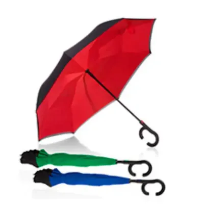 Guarda-chuva com cabo plástico emborrachado - várias cores - 1531211