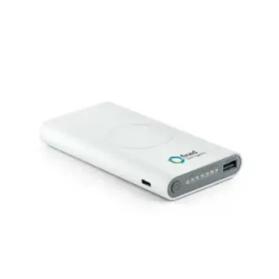 Bateria portátil em ABS branco - 1533015