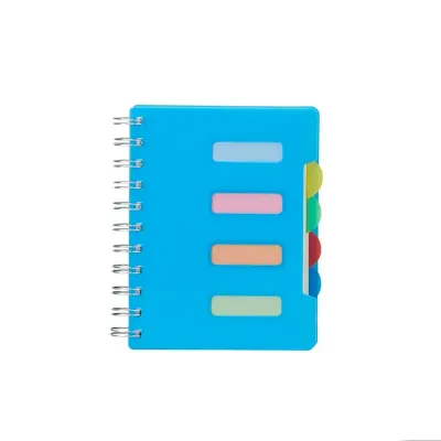 Caderno azul com divisórias - 1782012