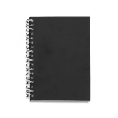 Caderno com capa kraft preta - 1782003
