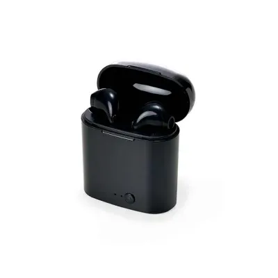 Fone de Ouvido Bluetooth com Case Carregador preto