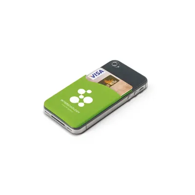 Porta cartões verde para celular - 1780781