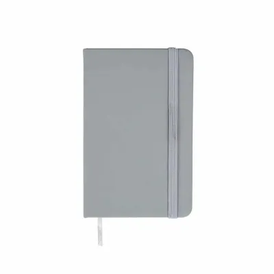 Caderneta emborrachada com marcador de página - cinza e outras diversas cores disponíveis - 1530805