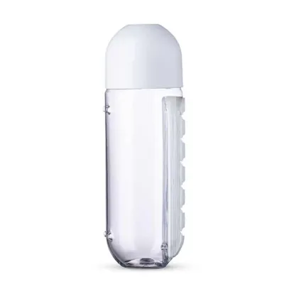 Squeeze Plástico 700ml Porta Comprimido Branco - 1532659