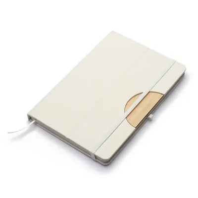 Caderno ecológico com suporte para caneta - 1740611