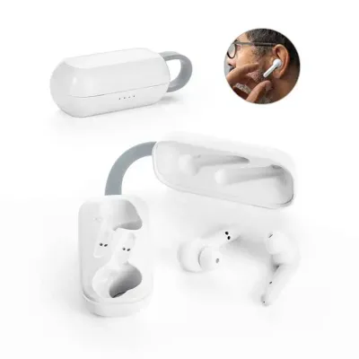  Fones de ouvido wireless branco