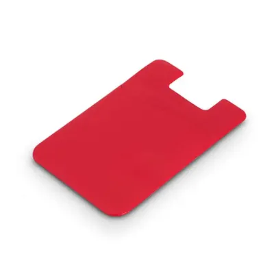 Porta cartões vermelho para celular - 1531028