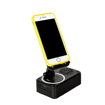 Suporte para celular com caixa de som Bluetooth