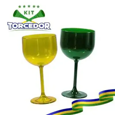 Taça brasil - amarela e verde