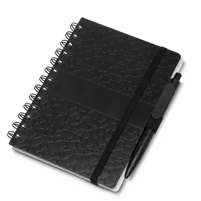 Caderno B6 Capa em ABS com Caneta 1