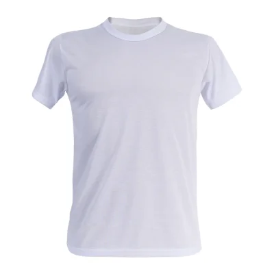 Kit 5 Camisetas Tradicional Poliester Branca Para Sublimacao Tam G 1