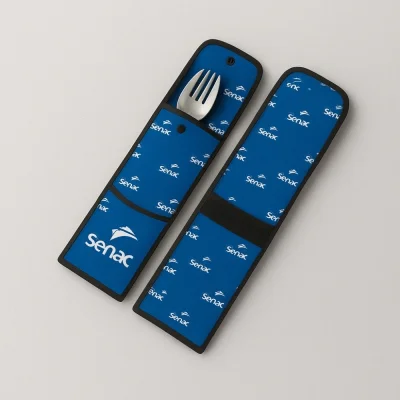 Porta Talheres em Neoprene Personalizado 1