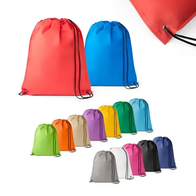 Sacola tipo mochila em non-woven: várias cores - 1800341