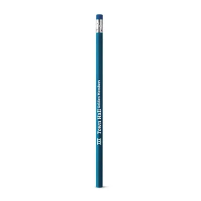 Lápis azul com borracha - 1976228