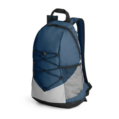 Mochila em 600D azul com bolsos laterais - 1870219