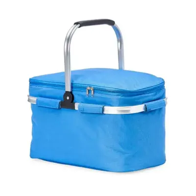 Bolsa térmica azul de poliéster com capacidade de 33 litros - 1692639