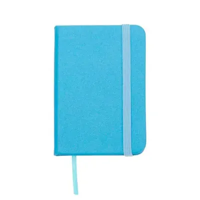 Mini Caderneta Sintética Brilhante Azul - 1670715