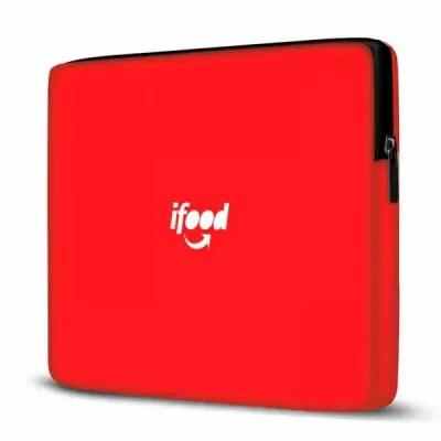 Capa para notebook vermelha personalizada - 1670930