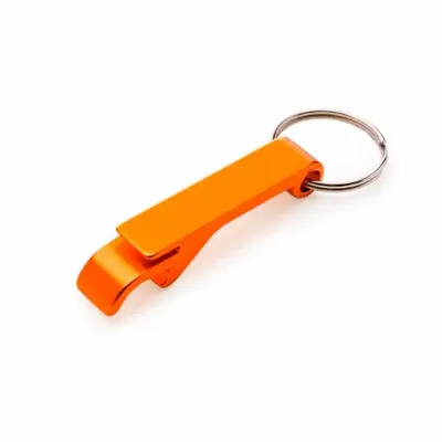 Chaveiro Metal Abridor laranja.