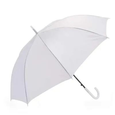 Guarda-chuva com tecido de nylon branco - 1671092