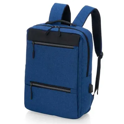Mochila  21L Nylon USB 21L azul