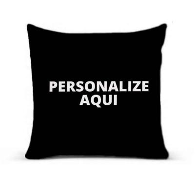 Almofada Preta Decorativa Preta