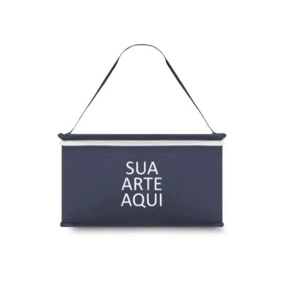 Bolsa térmica azul - Sua arte aqui