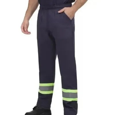 Calça Brim Azul escuro - modelo