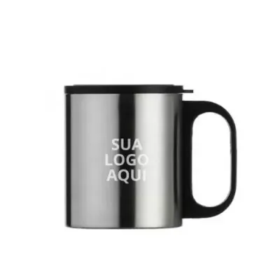Caneca de inox personalizada