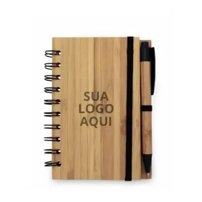 Kit caderno e esferográfica personalizado