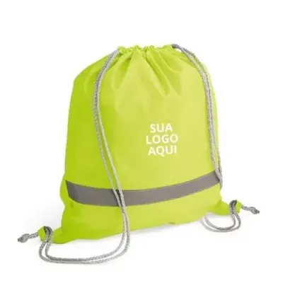 Sacochila verde personalizada