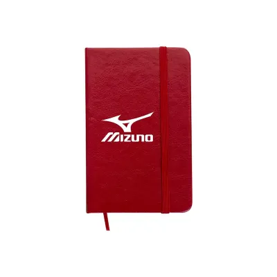 Caderneta de sintético vermelho com elástico - 1696891