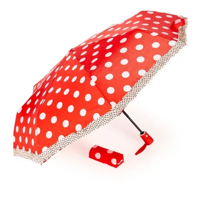 Guarda-chuva de poliéster vermelho - 1717284