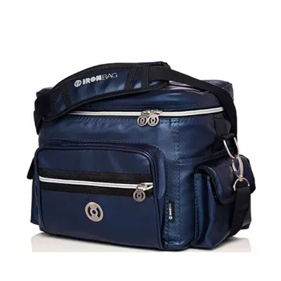 Bolsa Térmica Iron Bag Premium Blue Oxford G na diagonal