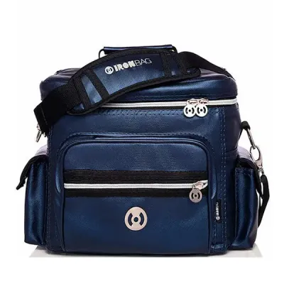 Bolsa Térmica Iron Bag Premium Blue Oxford G de frente - 1696876
