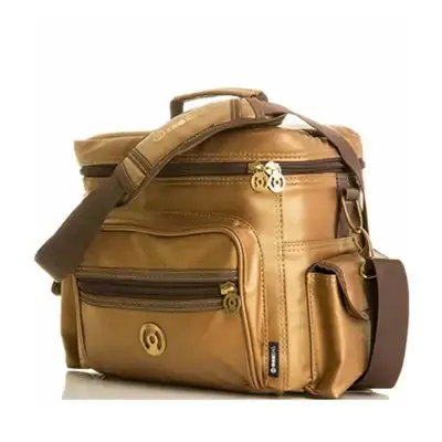 Bolsa Térmica Iron Bag Premium Ouro Velho G na diagonal