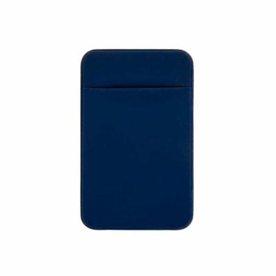 Adesivo Porta Cartão de Lycra para Celular Azul