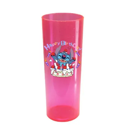 Long drink rosa com glitter personalizado - 1820541