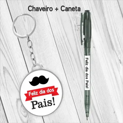 Kit Chaveiro e caneta - Dia ds Pais - 1769872