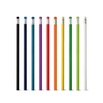 Lápis com borracha: várias cores