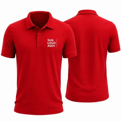 Camiseta Polo Vermelha