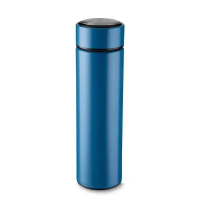 Garrafa térmica em aço inox azul