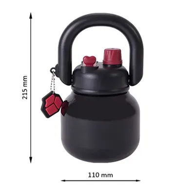  Garrafa Térmica Inox Puffy 600 ml  - medidas