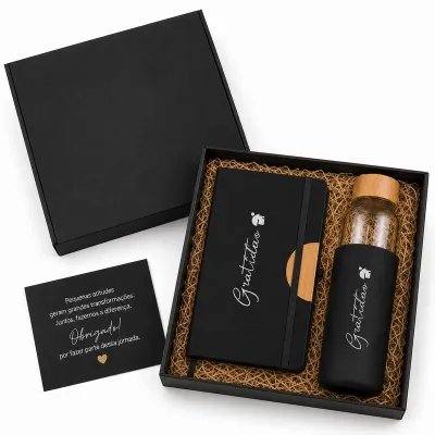 Kit Personalizado em Caixa Kraft