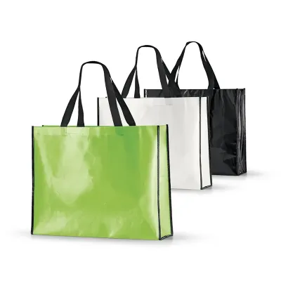 Sacola em non-woven laminado: 3 cores