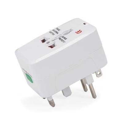 Adaptador universal branco em plástico resistente